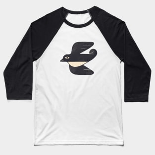 Minimal Blackbird No. 4 Baseball T-Shirt